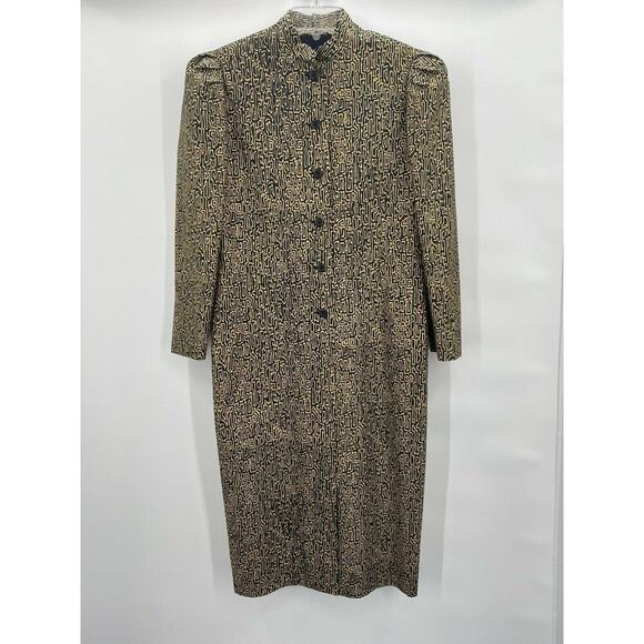 Vintage Design Thai Bangkok Thai Silk Dress - Picture 6 of 6